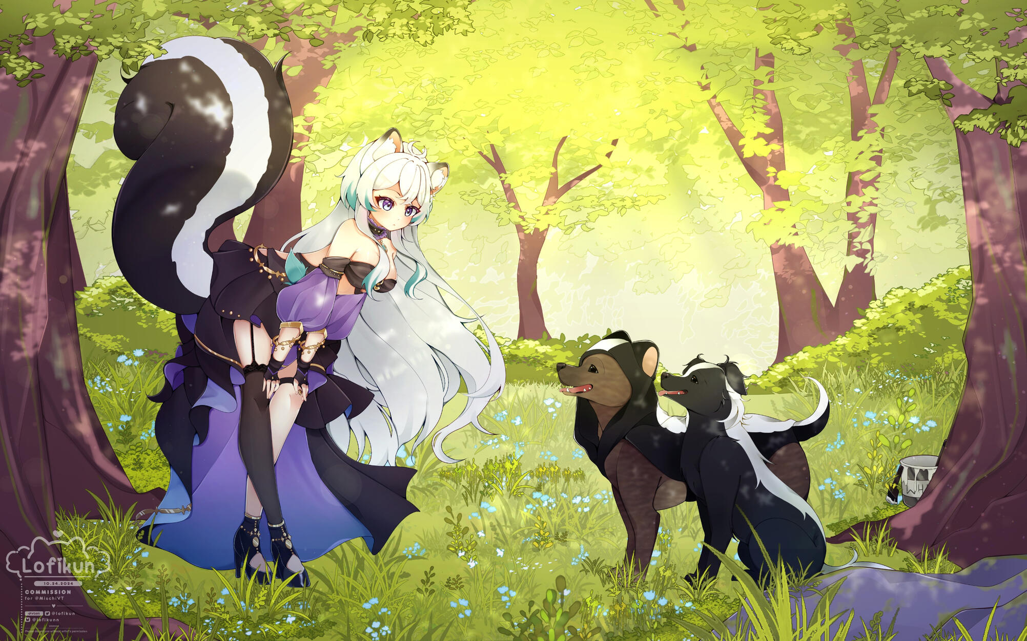 Dog Lore Illustration by Lofikun (VGen)