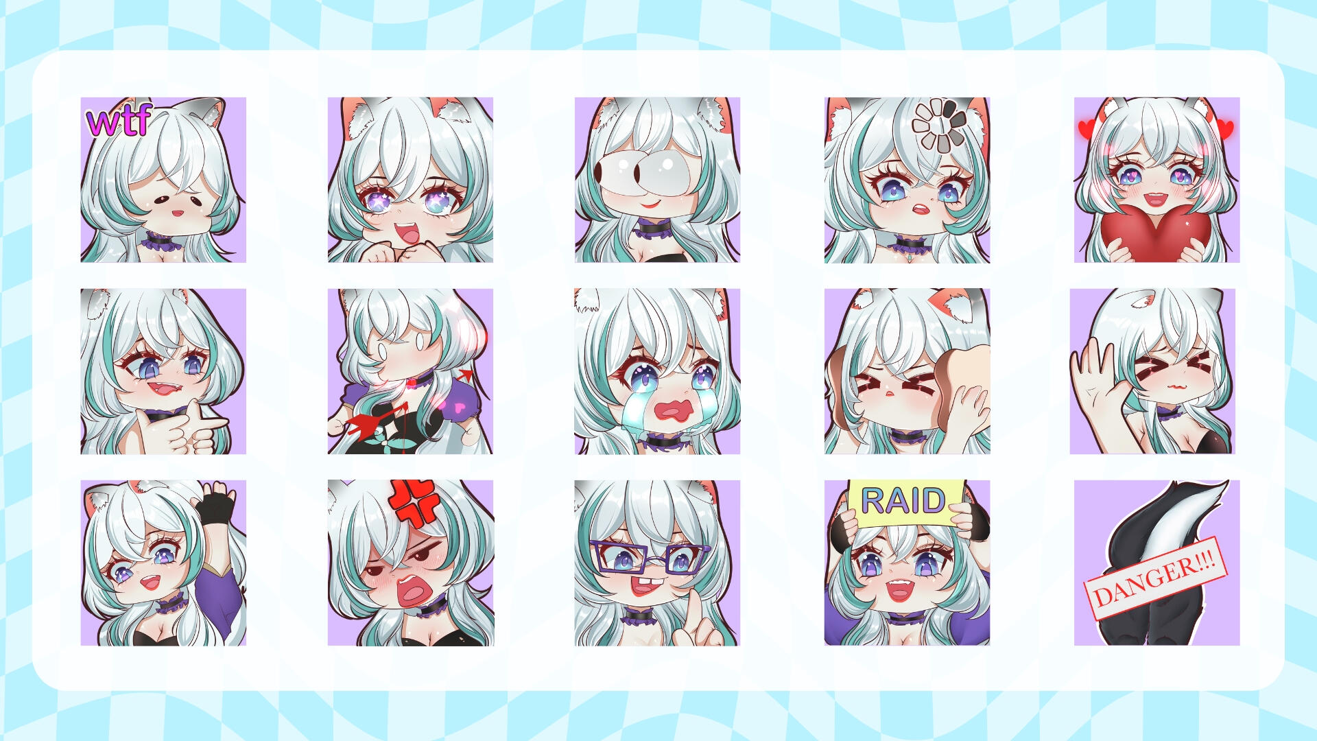 Emotes by ShirakamiLuna (VGen)